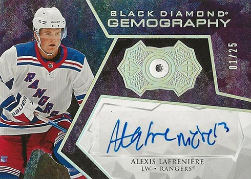 2020-21 Upper Deck Black Diamond Hockey Gemography Alexis Lafreniere
