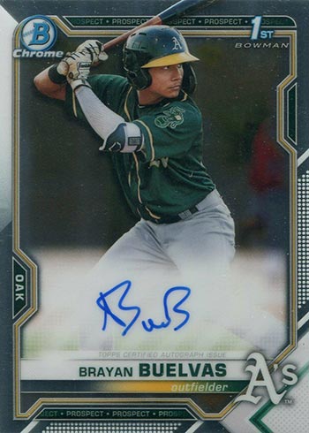 2021 Bowman Chrome Autographs Brayan Buelvas
