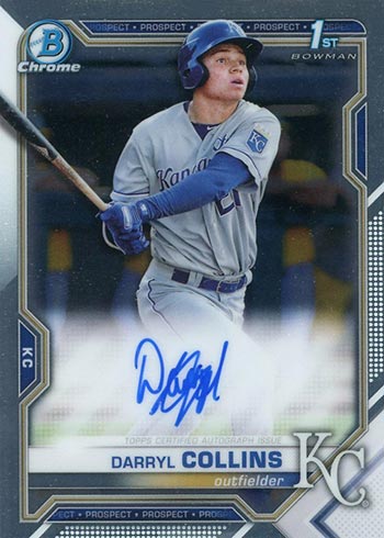 2021 Bowman Chrome Prospect Autographs Darryl Collins