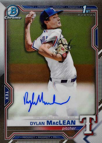 2021 Bowman Chrome Autographs Dylan MacLean