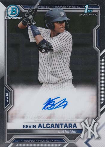 2021 Bowman Chrome Autographs Kevin Alcantara