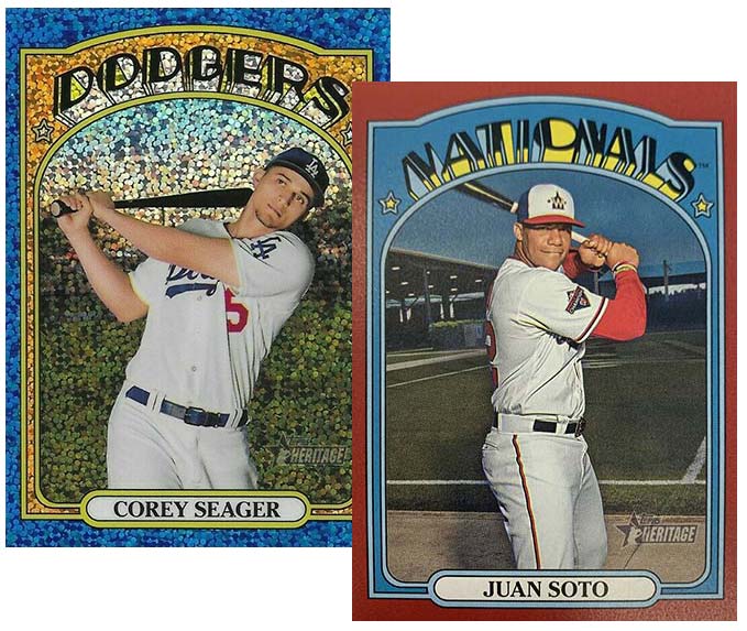 2021 Topps Heritage Baseball Factory Sealed Hanger Box – 280 Cards (MLB)