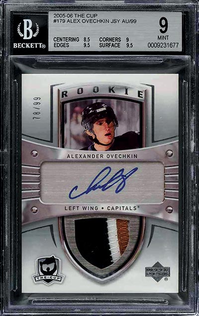 2005-06 Upper Deck The Cup Alex Ovechkin Rookie Card