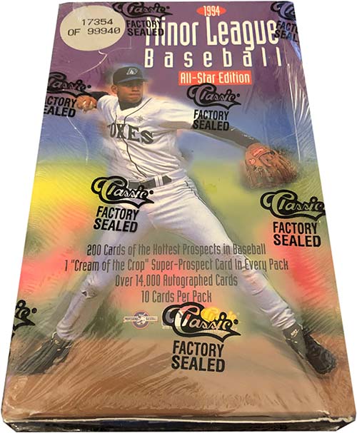 1994 Classic Baseball Box Break, Details and Breakdown