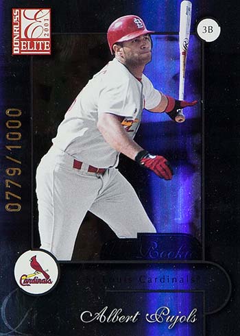 Albert Pujols Rookie Card Countdown and Ranking His Most