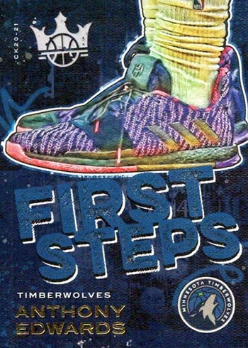 2020-21 Panini Court Kings Basketball First Steps Anthony Edwards