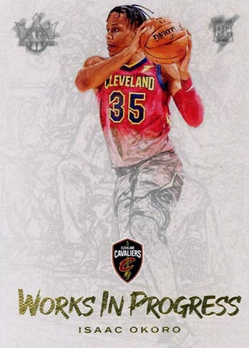 2020-21 Panini Court Kings Works in Progress Isaac Okoro