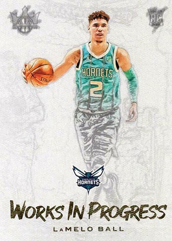 2020-21 Panini Court Kings Basketball Works in Progress LaMelo Ball