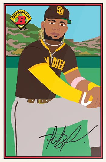 2021 Bowman x Keith Shore Baseball Checklist, Box Info, Print Runs