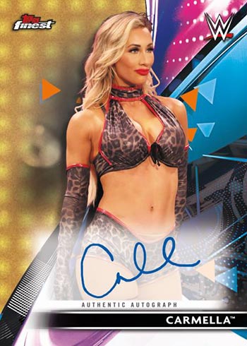 2021 Topps WWE Finest Carmella Autograph