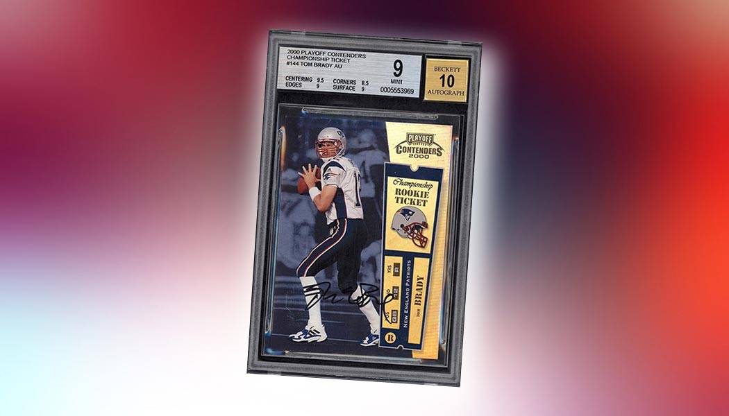 World Record $3.1 Million for 2000 Contenders Tom Brady Autograph
