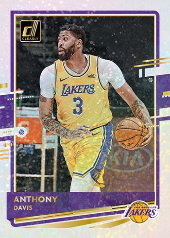 2020-21 Clearly Donruss Basketball Holo Gold Anthony Davis