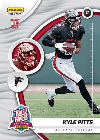 2021 Panini Instant Rated Rookie Showcase Football Kyle Pitts