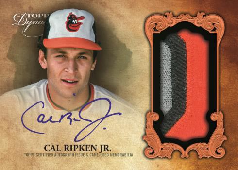 2021 Topps Dynasty Baseball Autograph Patches Cal Ripken Jr.
