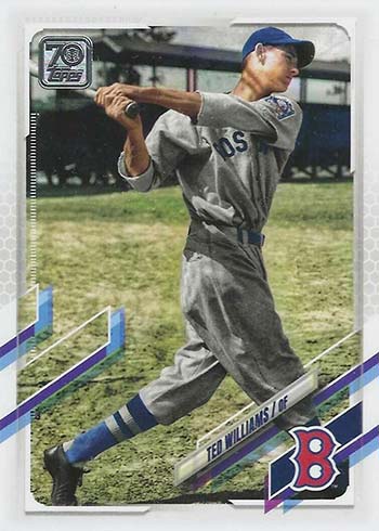 2021 Topps Series 2 Baseball Variations Ted Williams SSP
