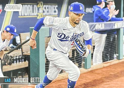 2021 Topps Stadium Club Baseball Variations Mookie Betts