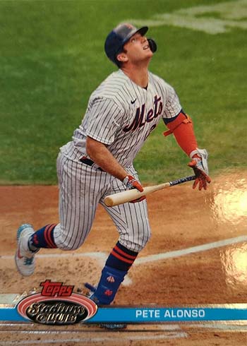 2021 Topps Stadium Club Baseball Variations Pete Alonso Design