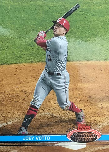 2021 Topps Stadium Club Baseball Variations Joey Votto Design
