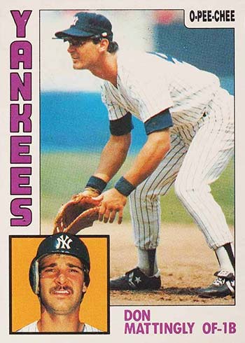 1984 O-Pee-Chee Baseball Don Mattingly RC