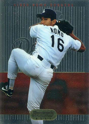 Hideo Nomo Rookie Card Guide Checklist Gallery and Details