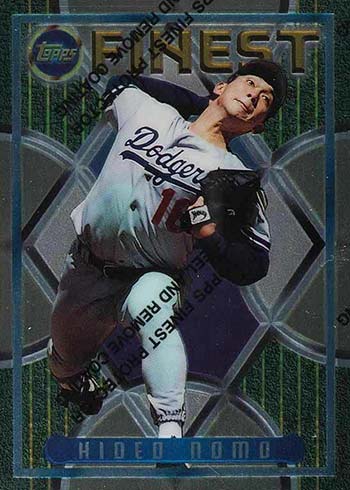 Hideo Nomo Rookie Card Guide Checklist Gallery and Details