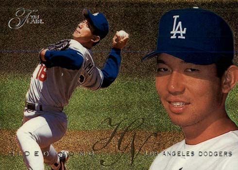 Hideo Nomo Rookie Card Guide Checklist Gallery and Details
