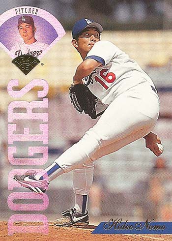 Hideo Nomo Rookie Card Guide Checklist Gallery and Details
