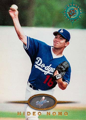 Hideo Nomo Rookie Card Guide, Checklist, Gallery and Details