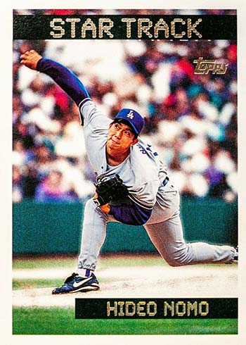 Hideo Nomo Rookie Card Guide, Checklist, Gallery and Details