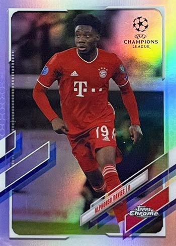 2020-21 Topps Chrome UEFA Variations Alphonso Davies