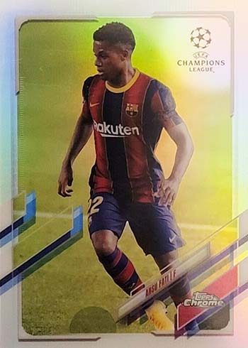 2020-21 Topps Chrome UEFA Variations Ansu Fati