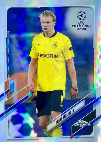 2020-21 Topps Chrome UEFA Variations Erling Haaland
