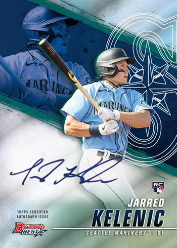 2021 Bowman's Best Baseball Best of 2021 Autographs Jarred Kelenic