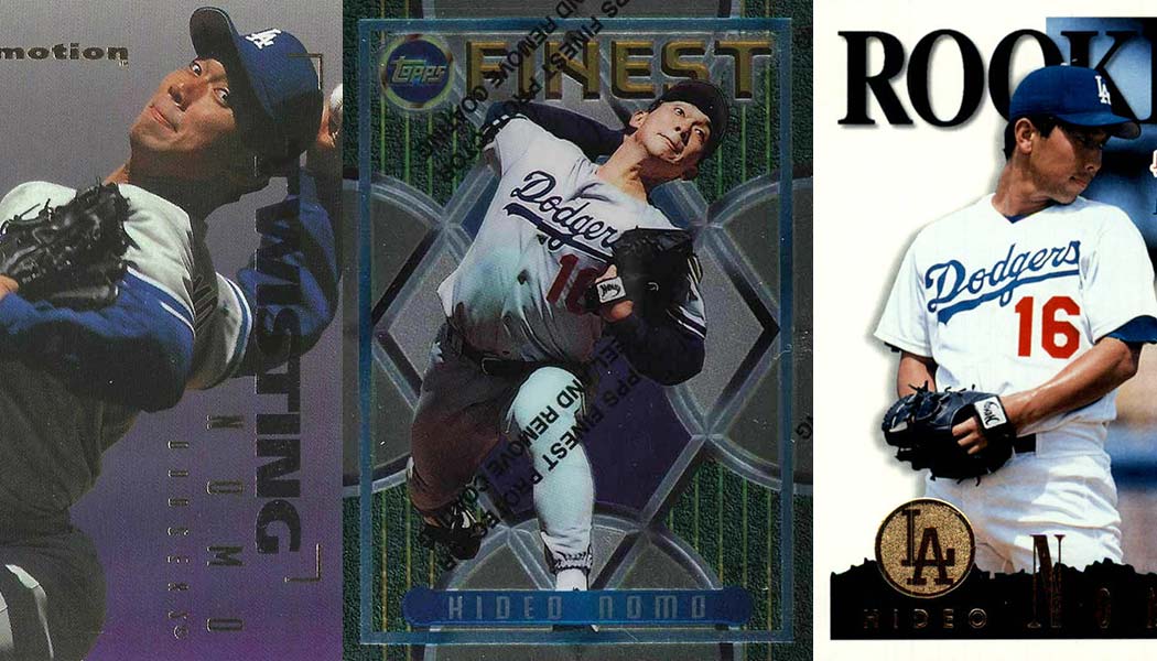 野茂英雄　95ROOKIE OF THE YEAR Hideo Nomo Rookie Card Guide, Checklist, Gallery and Details