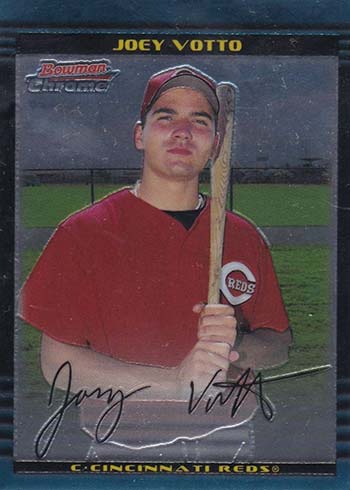 2002 Bowman Chrome Draft Joey Votto Rookie Card