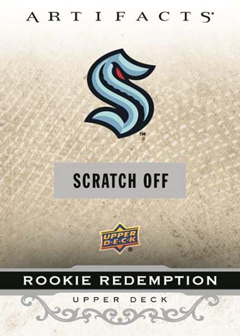 2021-22 Upper Deck Artifacts Hockey Rookie Redemption