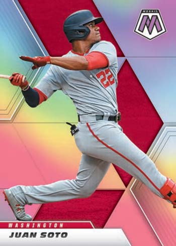 2021 Panini Mosaic Baseball Silver Prizms Juan Soto