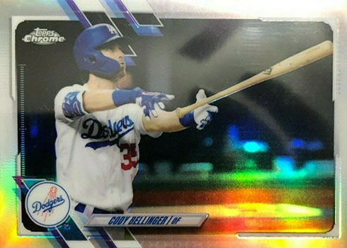 2021 Topps Chrome Baseball Variations Cody Bellinger