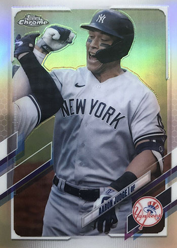 2021 Topps Chrome Baseball Variations Aaron Judge