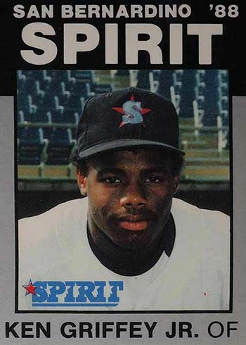 1988 San Bernadino Spirit Best Platinum Ken Griffey Jr.