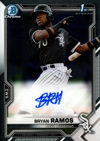 2021 Bowman Chrome Autographs Bryan Ramos