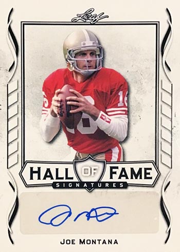 2021 Leaf Signature Football Blaster Box - Factory Sealed, 4 Autographs Per Box!