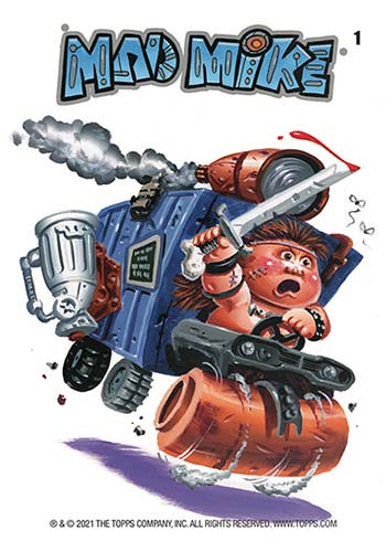 2021 Topps Garbage Pail Kids Krashers Series 2 Mad Mike
