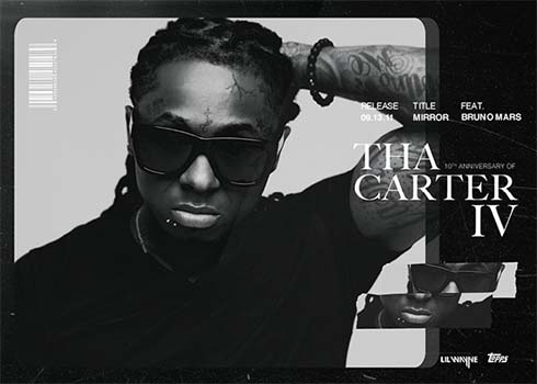 2021 Topps x Lil Wayne Tha Carter IV 10th Anniversary Checklist