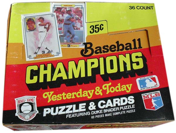 1984 Donruss Champions Baseball Box