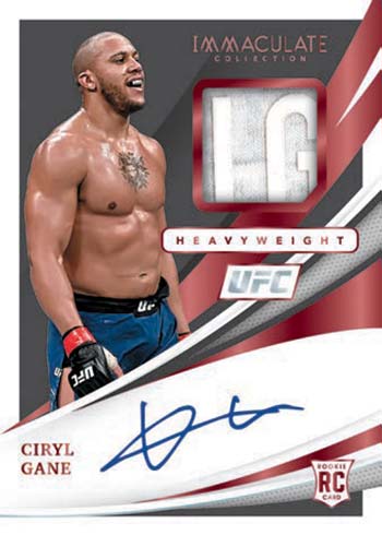 2021 Panini Immaculate UFC Rookie Memorabilia Autographs