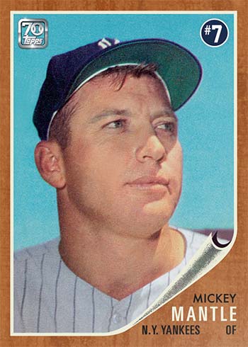 2021 Topps Mickey Mantle Collection 7 Parallel