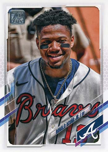 2021 Topps Update Series Baseball Variations Ronald Acuna Jr. SP