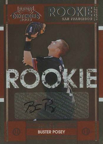 Buster Posey Rookie Card Rankings and What's the Most Valuable
