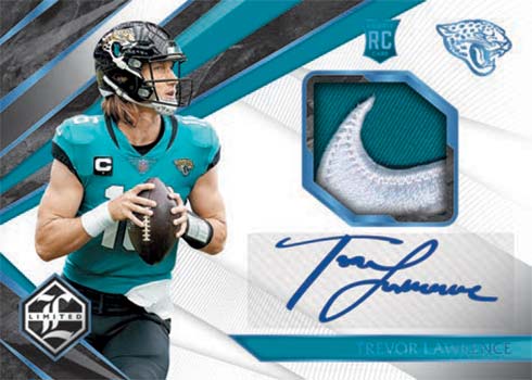 2021 Panini Limited Football Rookie Patch Autographs Trevor Lawrence